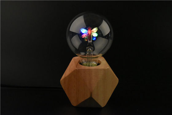 RoHS E17 5W Exposed Virtual Globe Decorative Filament Bulb
